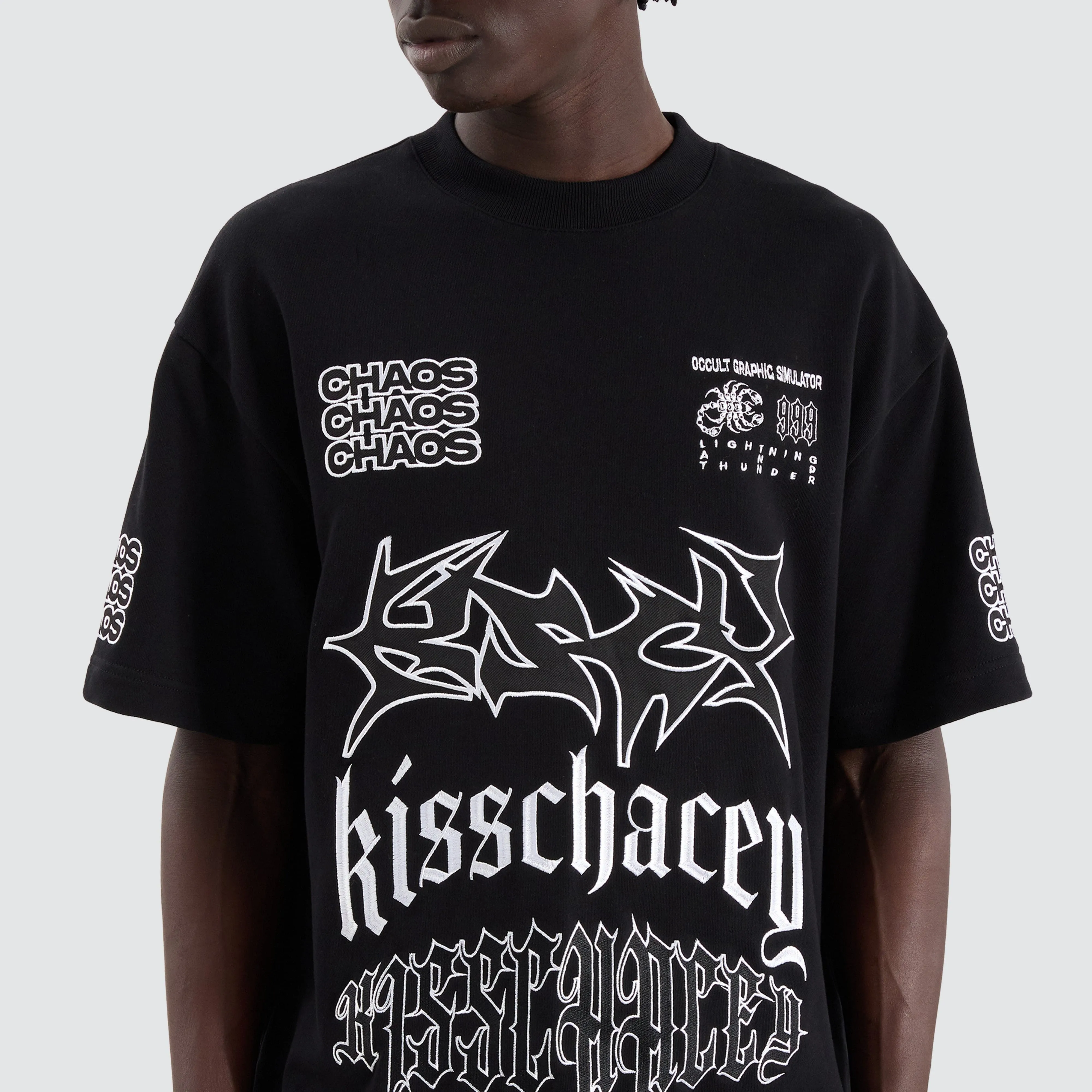 Posse Loopback Street Tee Jet Black sold by Neverland product image thumbnail 2