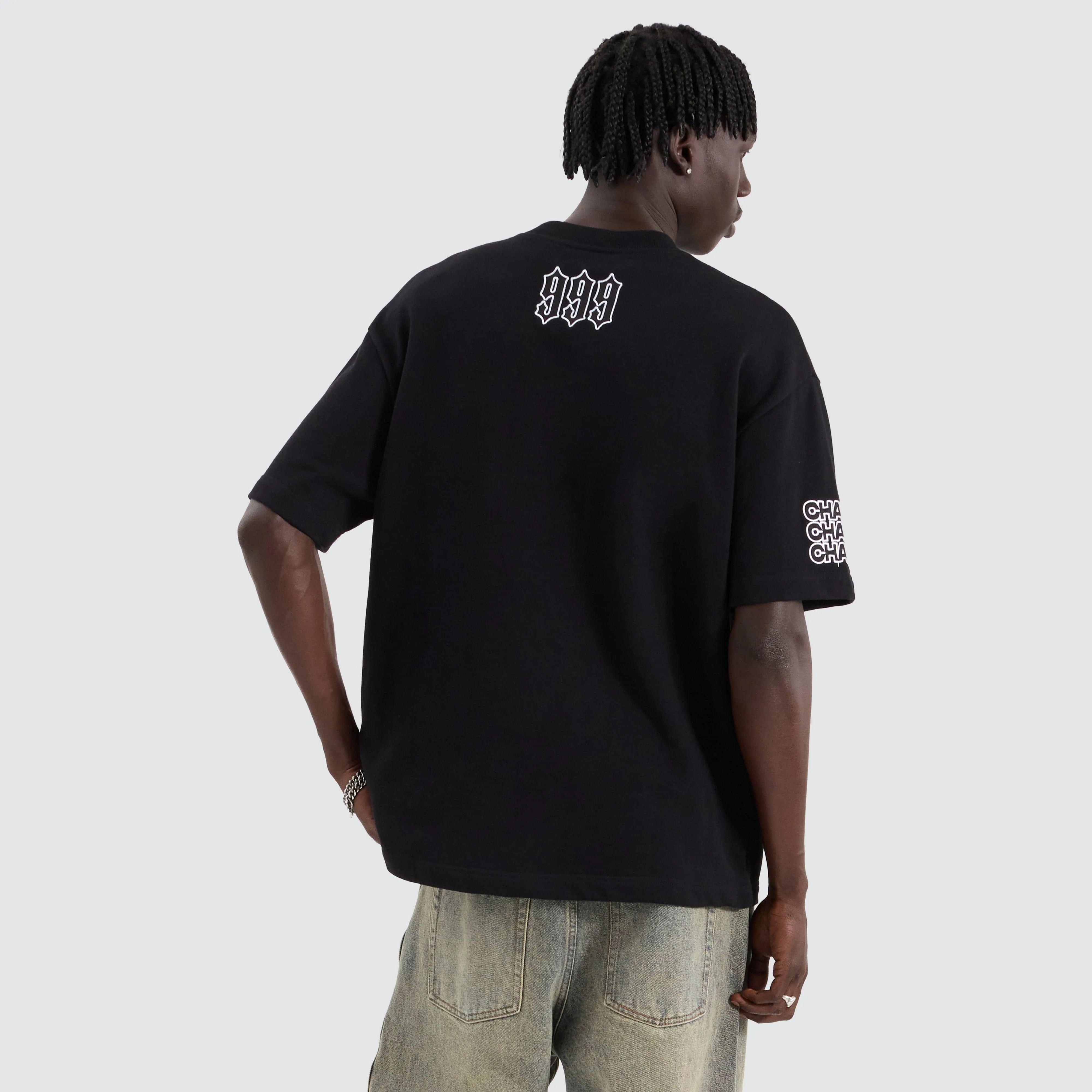 Posse Loopback Street Tee Jet Black sold by Neverland product image thumbnail 3