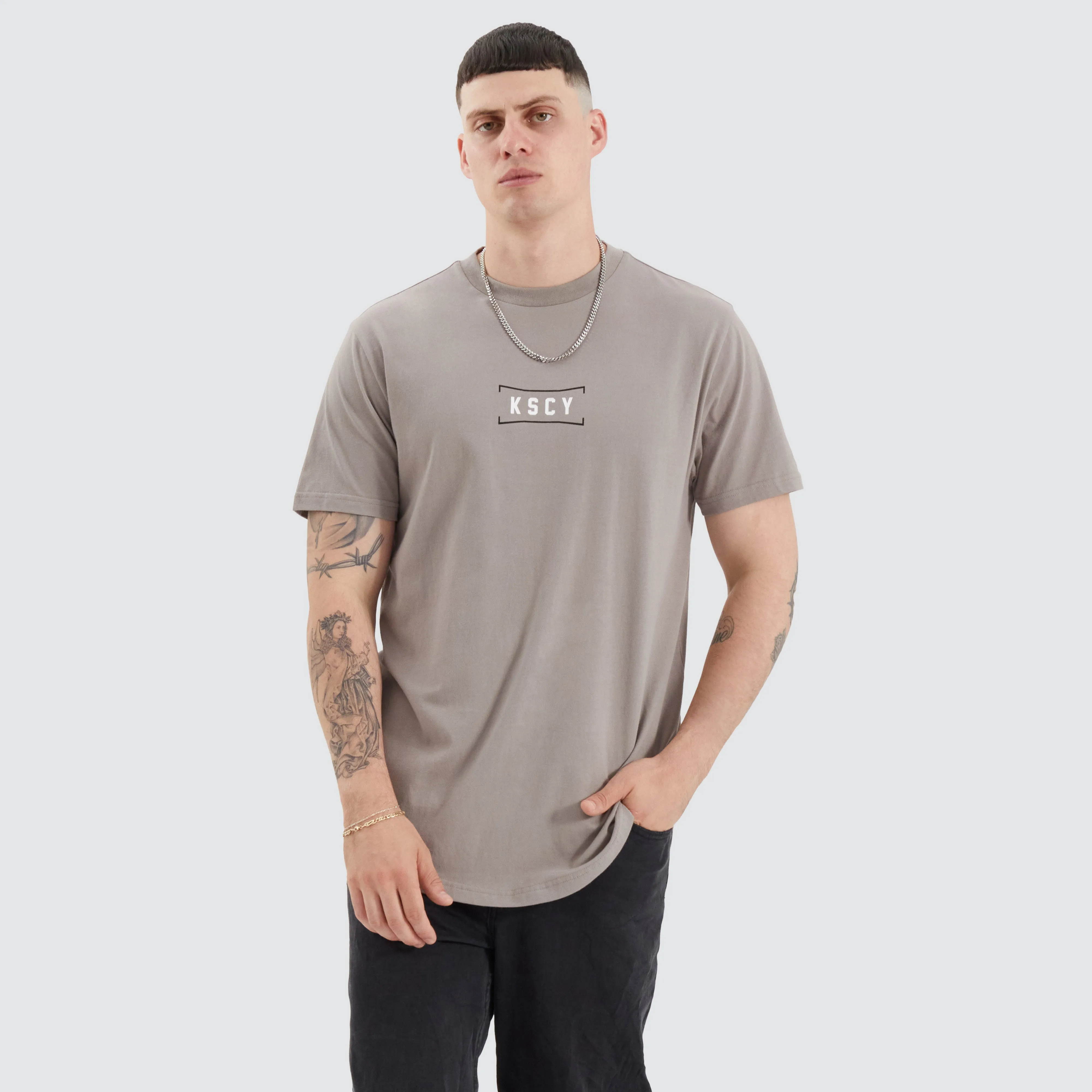 Peipus Dual Curved Tee Driftwood sold by Neverland product image thumbnail 2