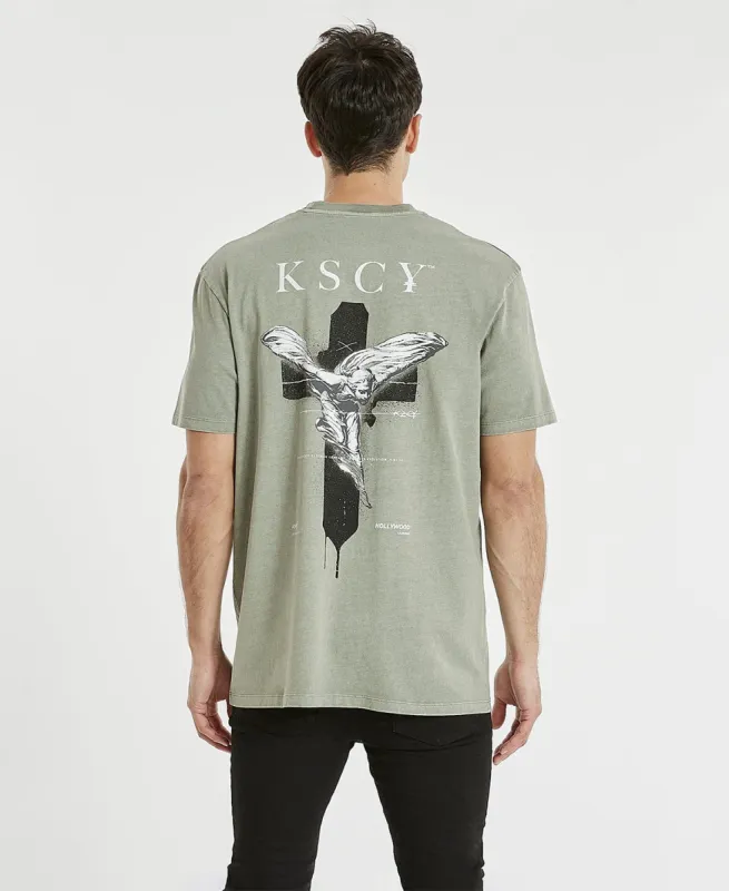 Archangel Relaxed T-Shirt Pigment Shadow Grey sold by Neverland