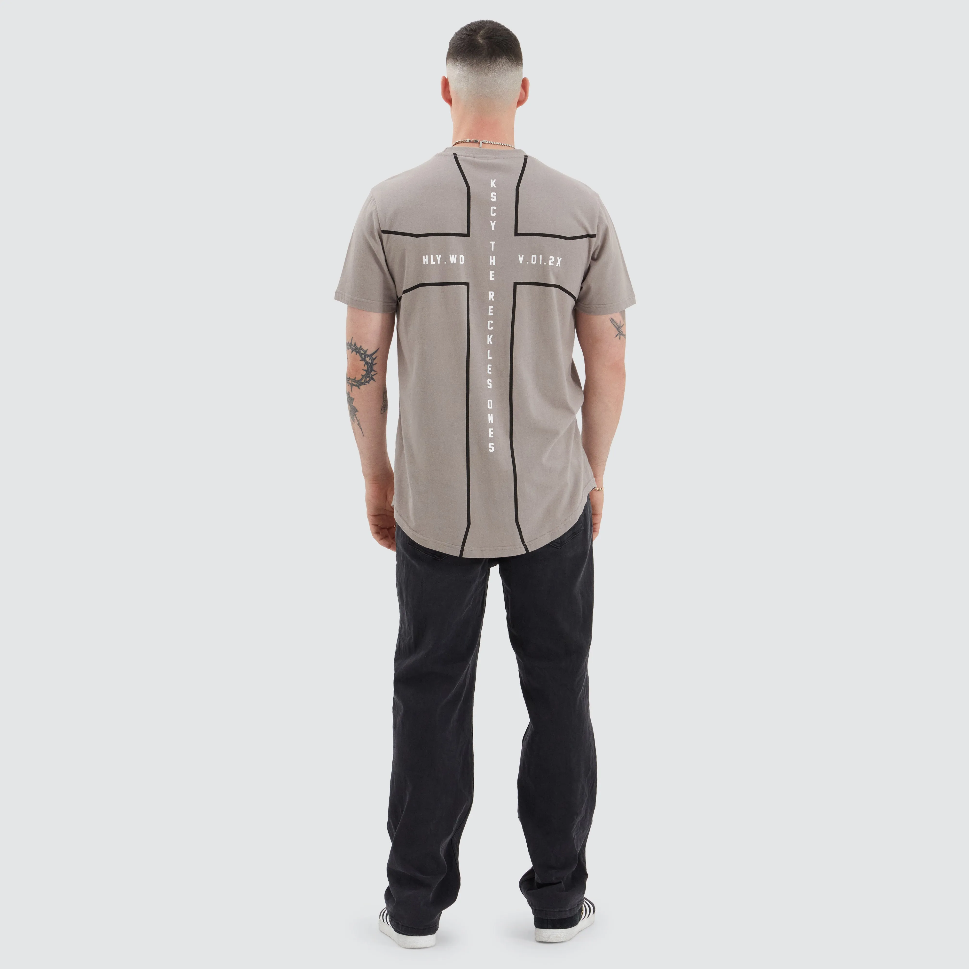 Peipus Dual Curved Tee Driftwood sold by Neverland product image thumbnail 4