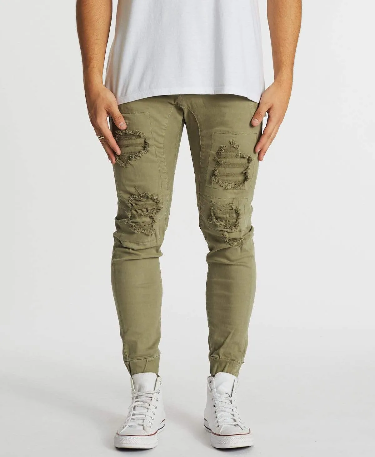 Apocalypse Jogger Pants Khaki sold by Neverland