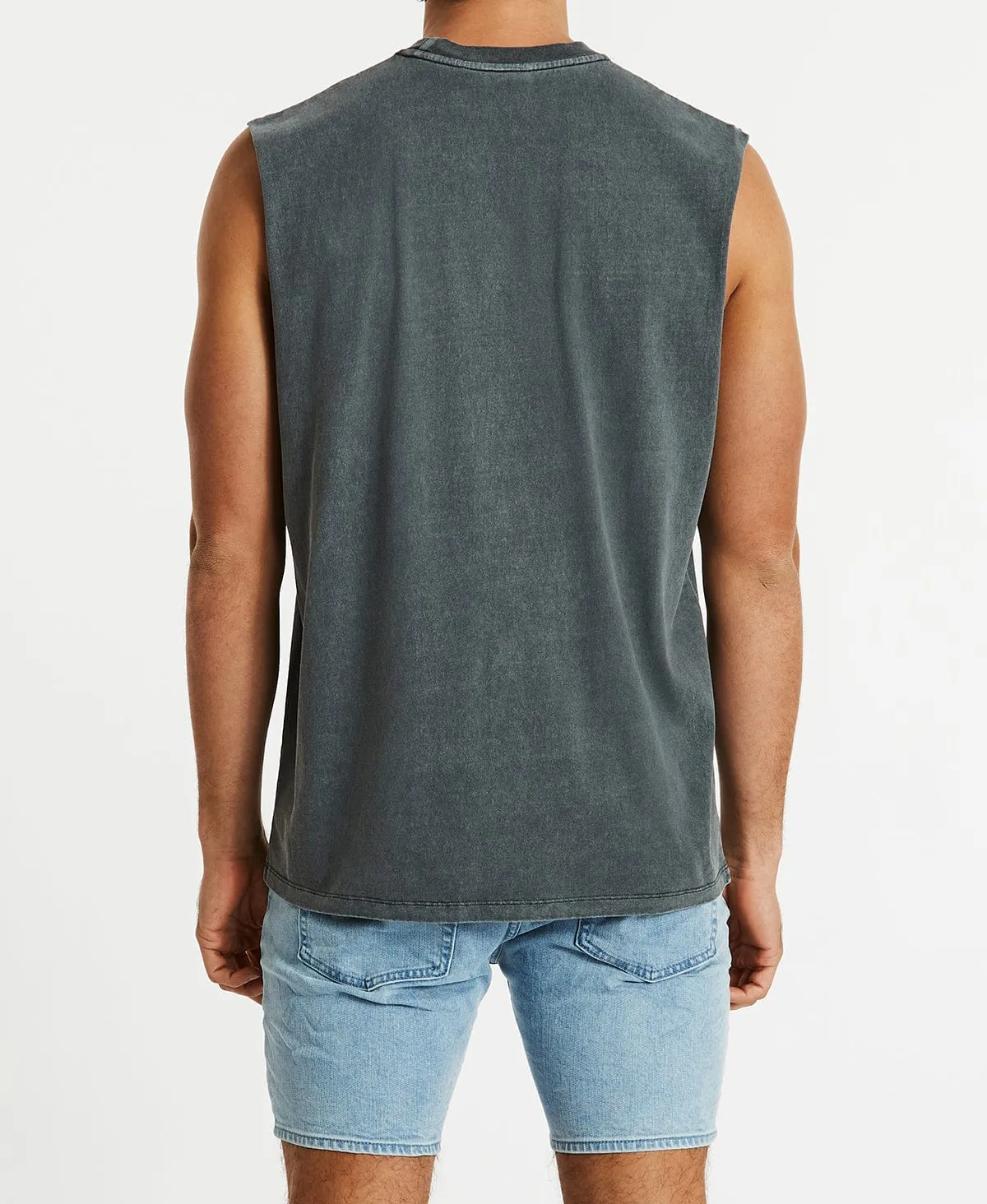 Edge Standard Muscle Tee Pigment Charcoal sold by Neverland product image thumbnail 5