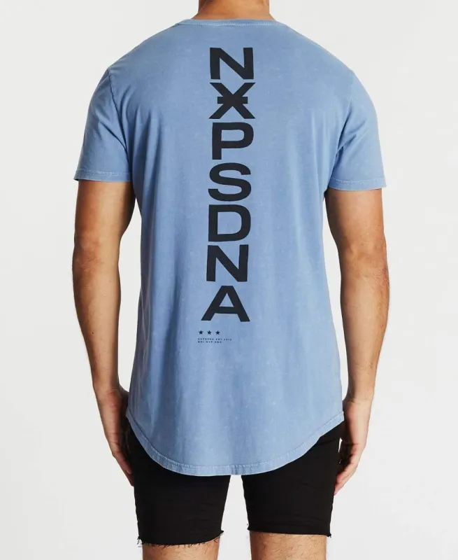 Impulsive Cape Back T-Shirt Acid Faded Denim sold by Neverland