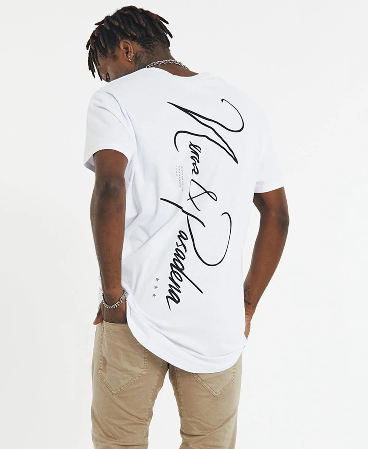 Analog Cape Back T-Shirt White sold by Neverland