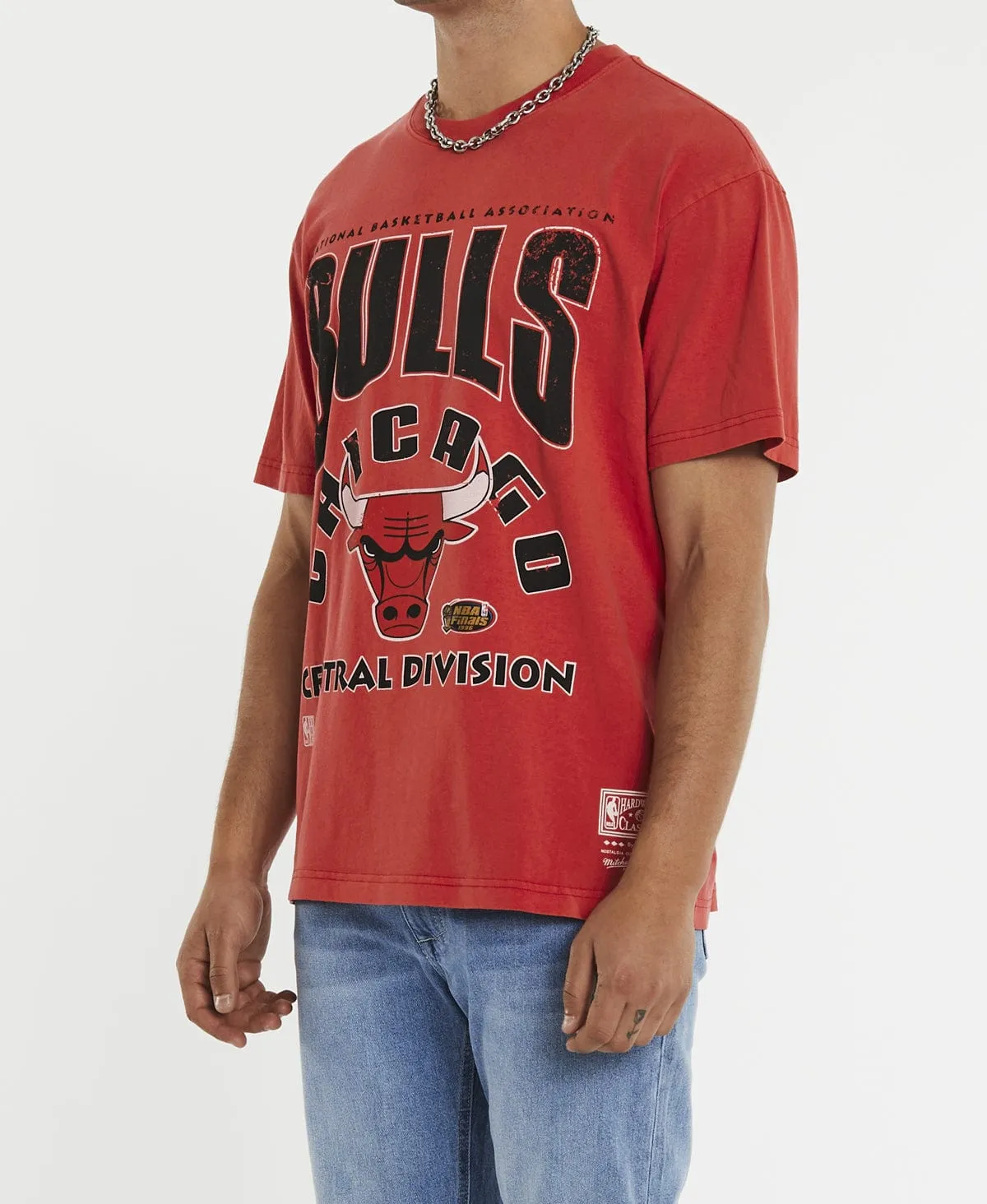 Division Arch Bulls T-Shirt Faded Red sold by Neverland product image thumbnail 4