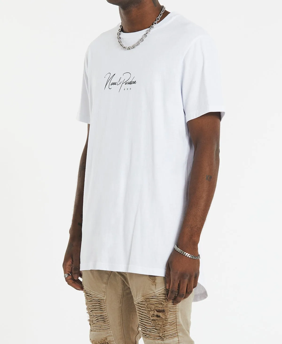 Analog Cape Back T-Shirt White sold by Neverland product image thumbnail 3