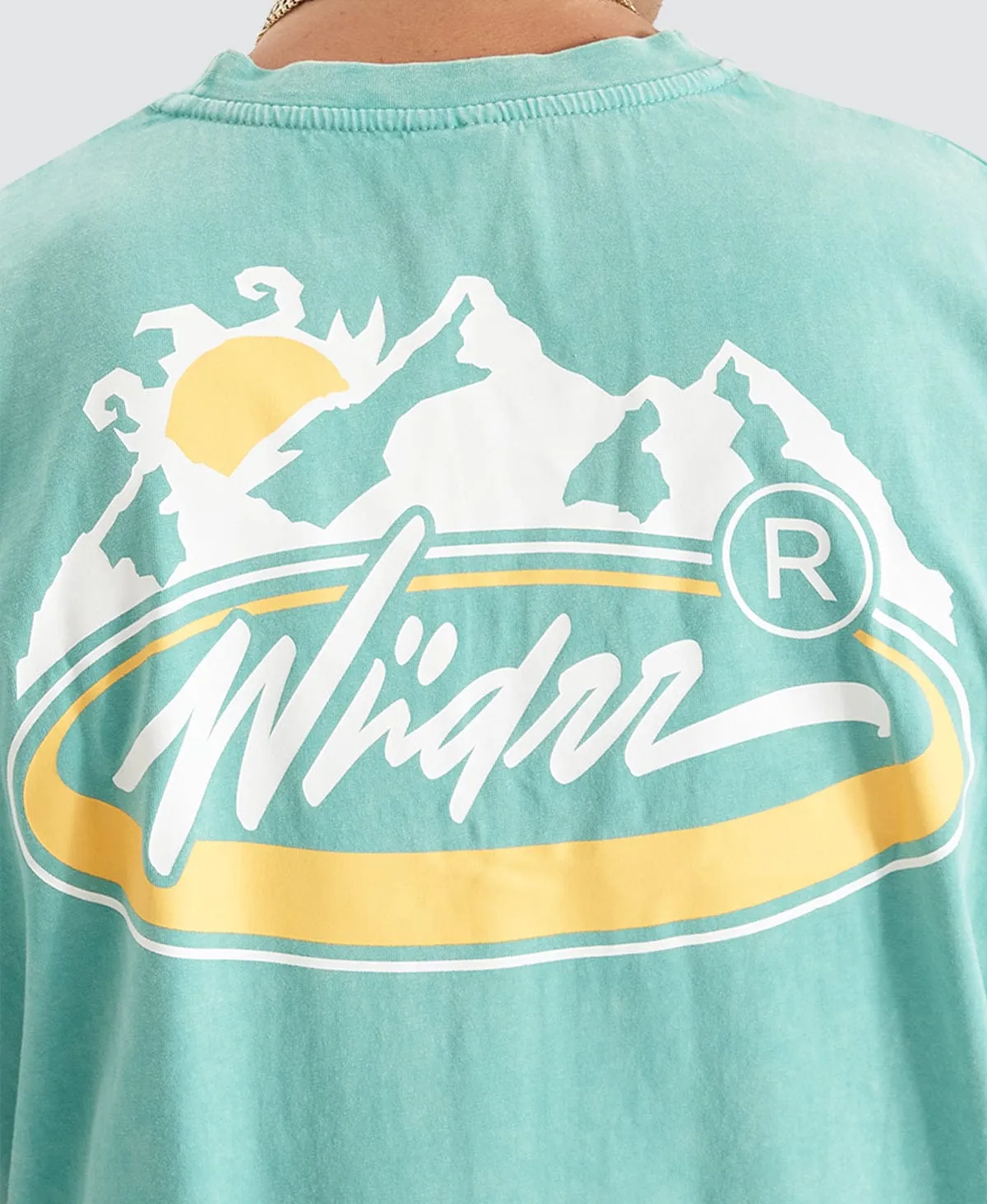 Trailhead Vintage Fit T-Shirt Washed Teal Green sold by Neverland product image thumbnail 4