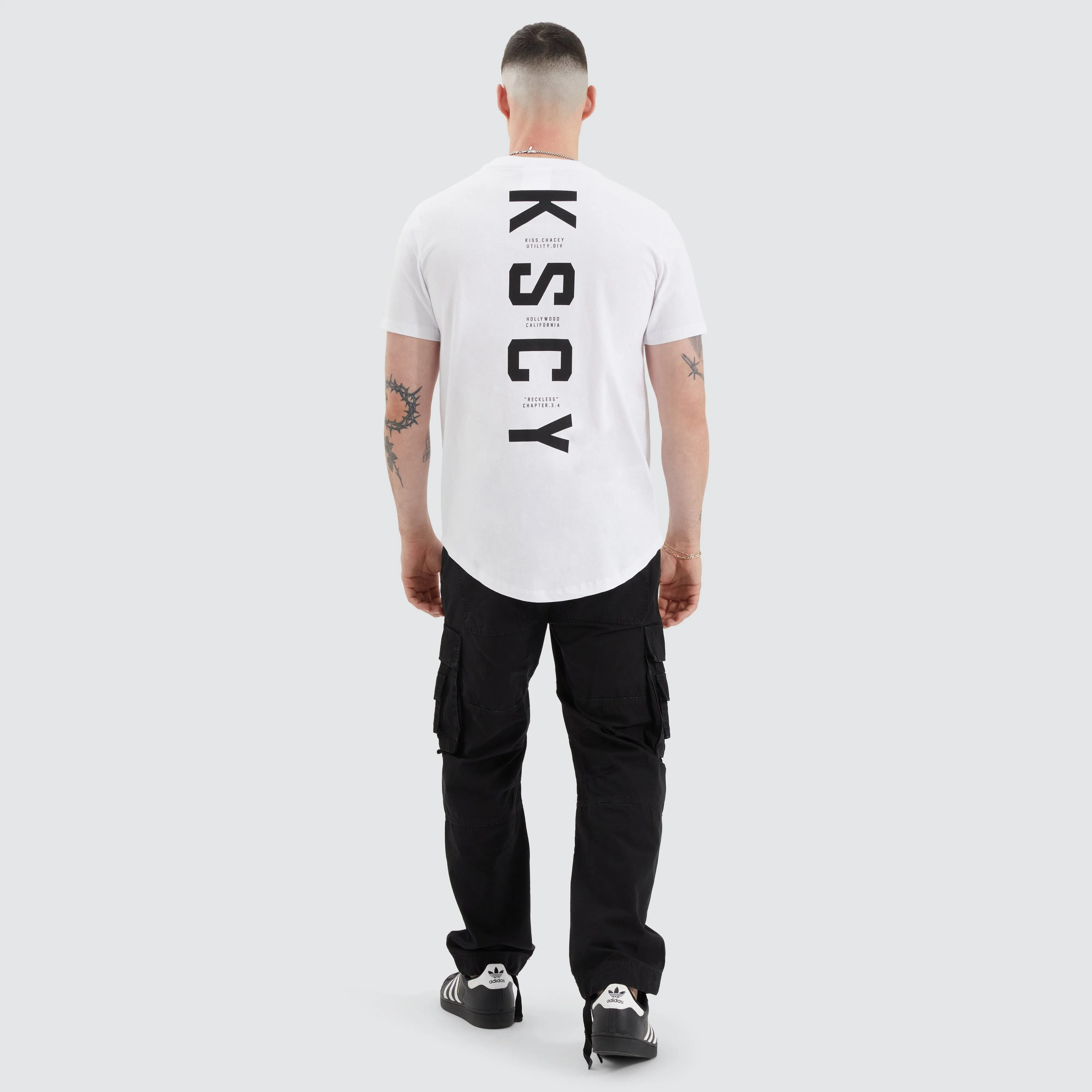 Ilment Dual Curved Tee Optical White sold by Neverland product image thumbnail 5