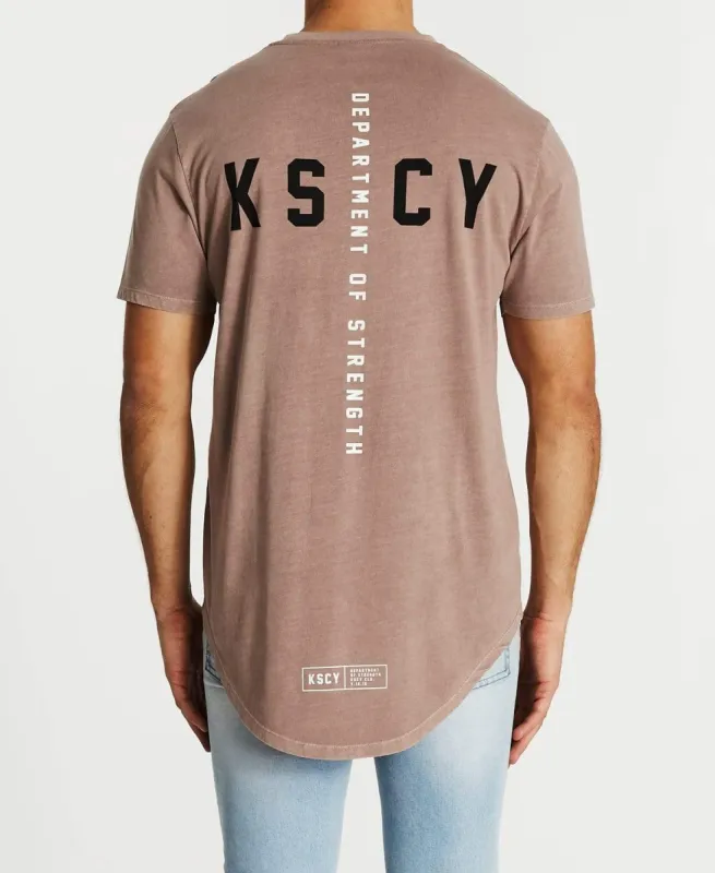 Root of Evil Dual Curved T-Shirt Pigment Shadow Mauve sold by Neverland