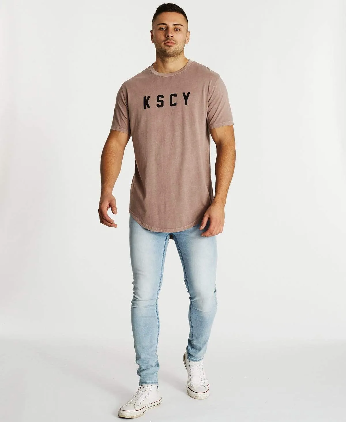 Root of Evil Dual Curved T-Shirt Pigment Shadow Mauve sold by Neverland product image thumbnail 4