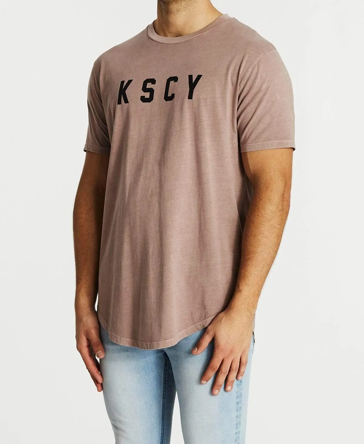 Root of Evil Dual Curved T-Shirt Pigment Shadow Mauve sold by Neverland product image thumbnail 3