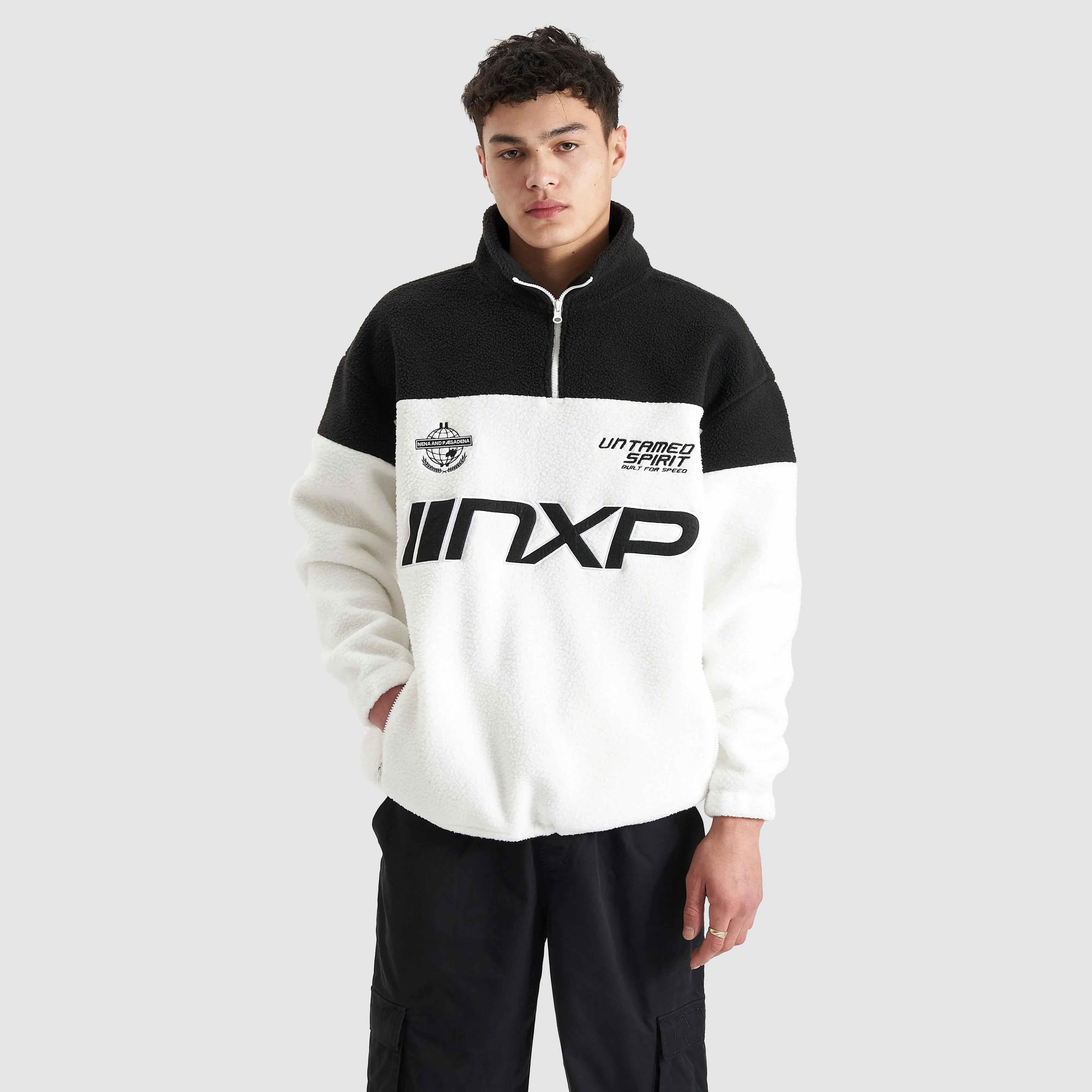 Partition Pullover Sweater Black/White sold by Neverland product image thumbnail 4
