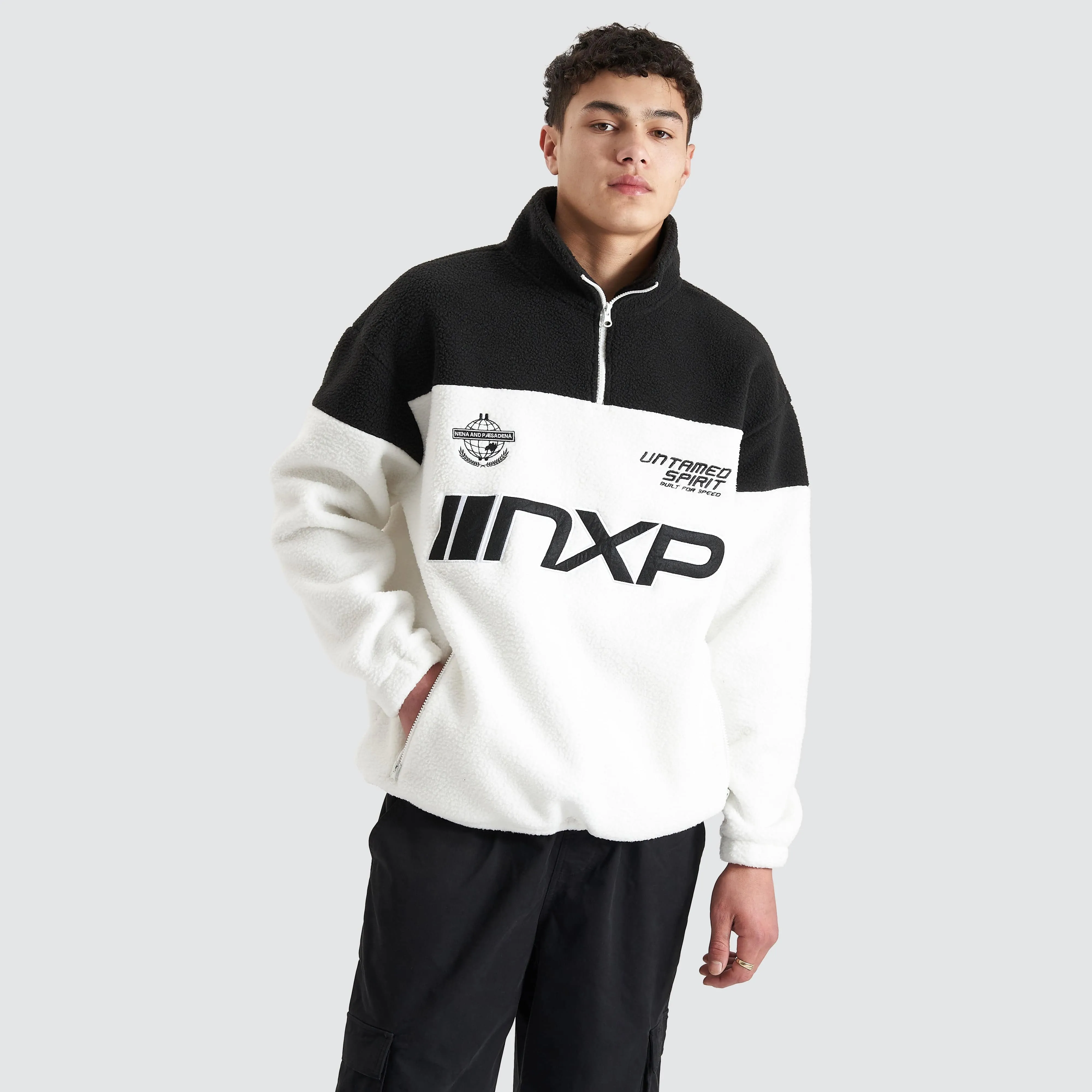 Partition Pullover Sweater Black/White sold by Neverland