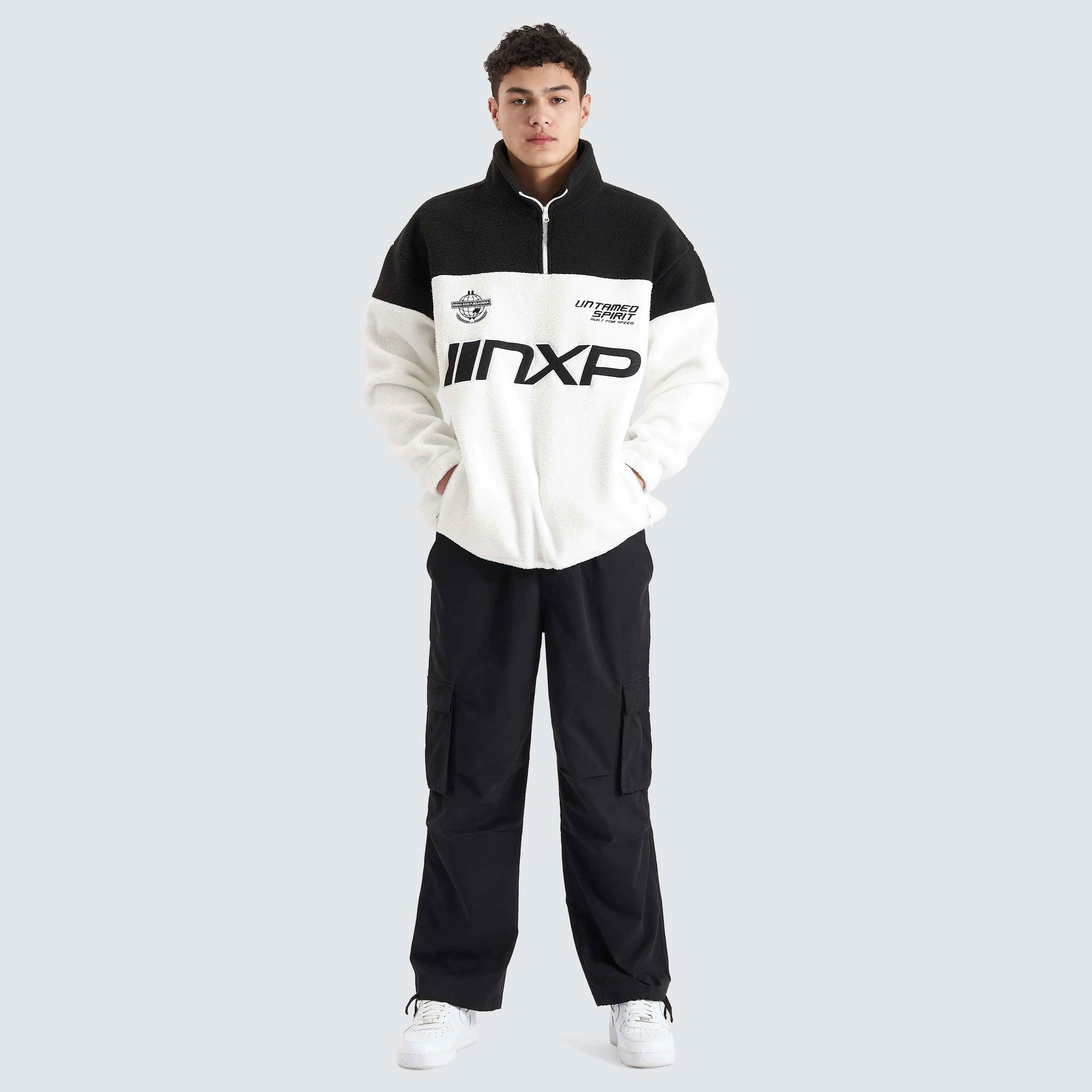 Partition Pullover Sweater Black/White sold by Neverland product image thumbnail 3