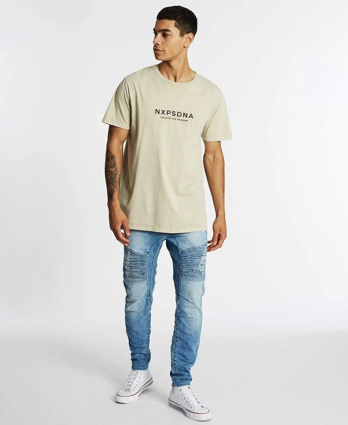 Remington Scoop Back T-Shirt Pigment Sand sold by Neverland product image thumbnail 4