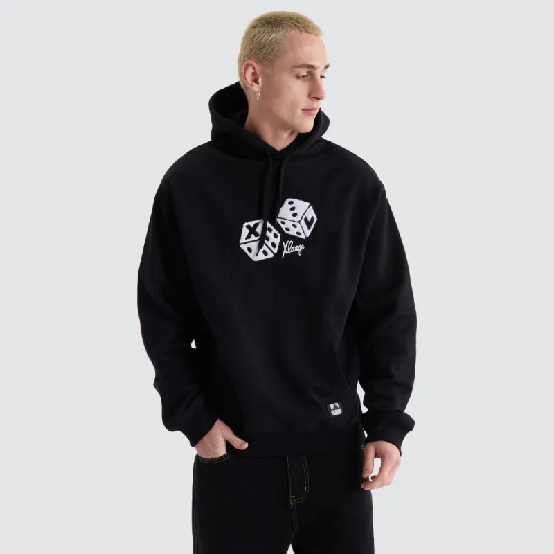 XL Dice Hood Pigment Black sold by Neverland