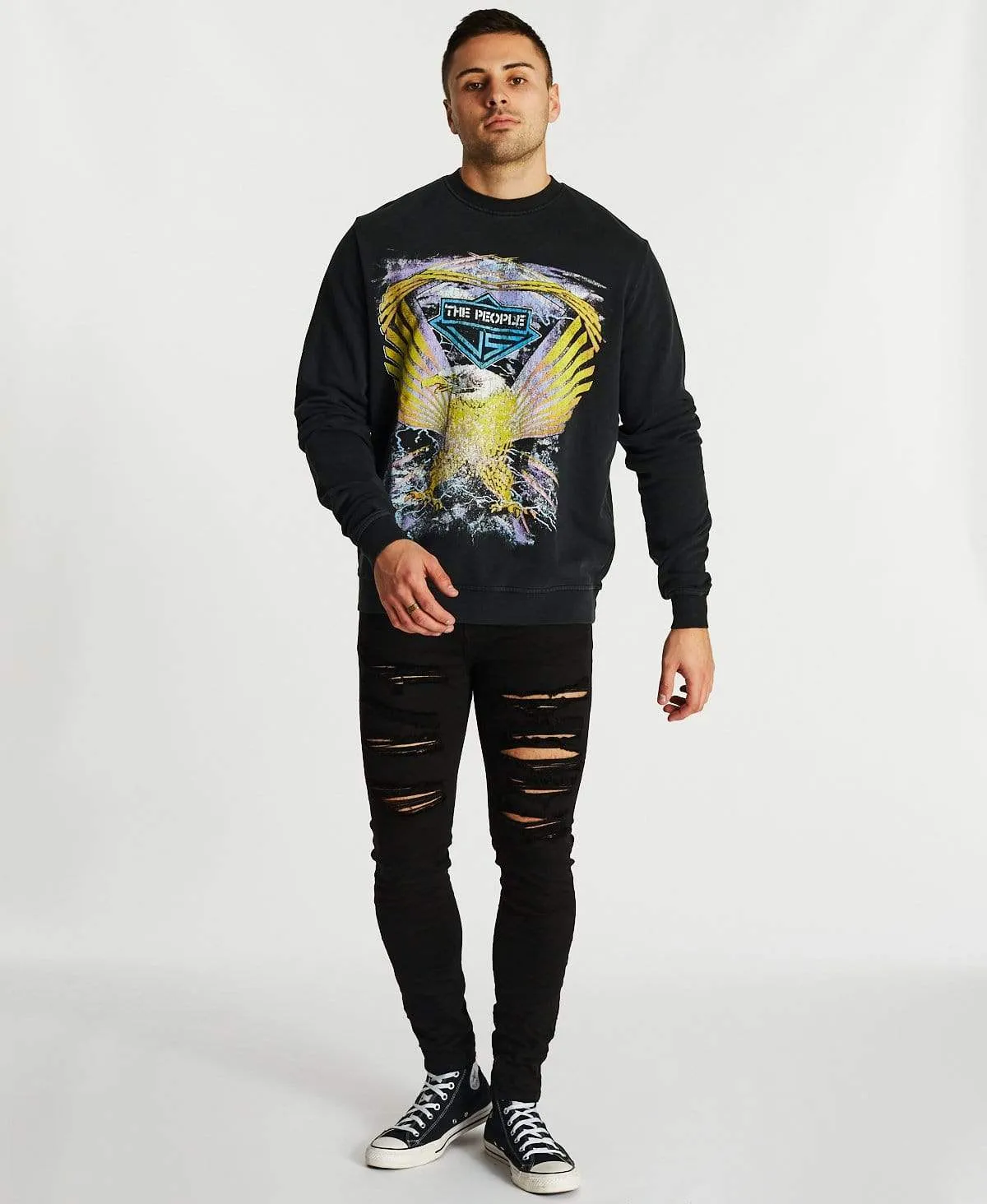 Lightning Eagle Jumper Ultra Black sold by Neverland product image thumbnail 4