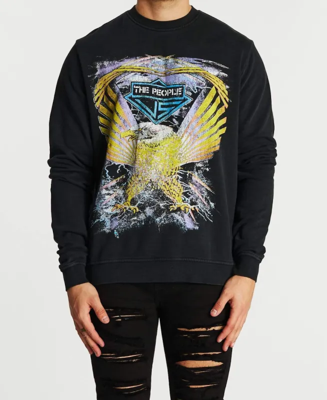 Lightning Eagle Jumper Ultra Black sold by Neverland