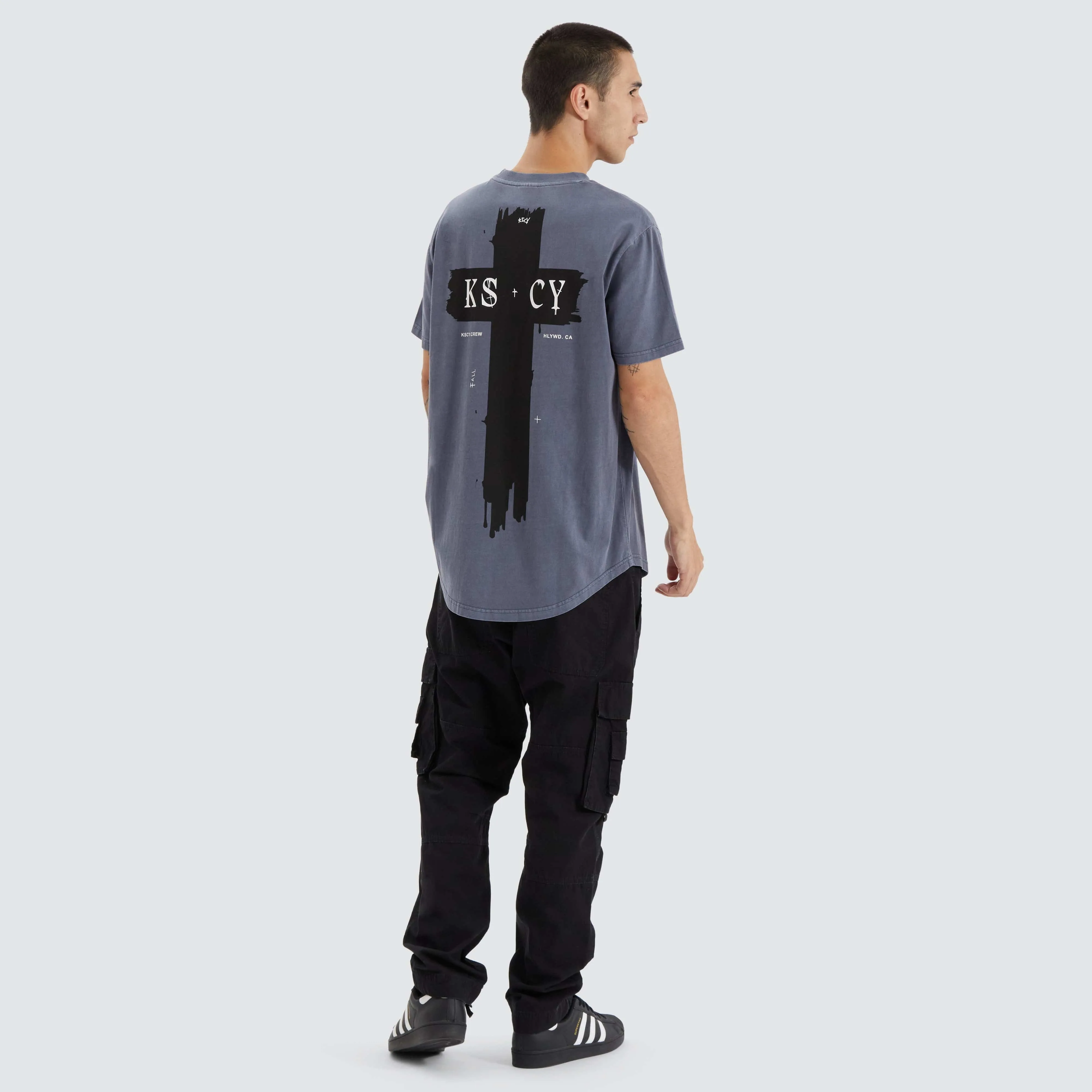 Leadville Dual Curved Tee Pigment Night Shadow sold by Neverland product image thumbnail 5