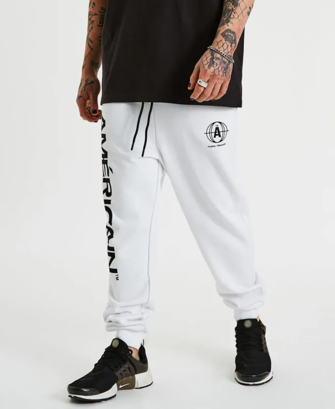 Irvine Track Pants White sold by Neverland