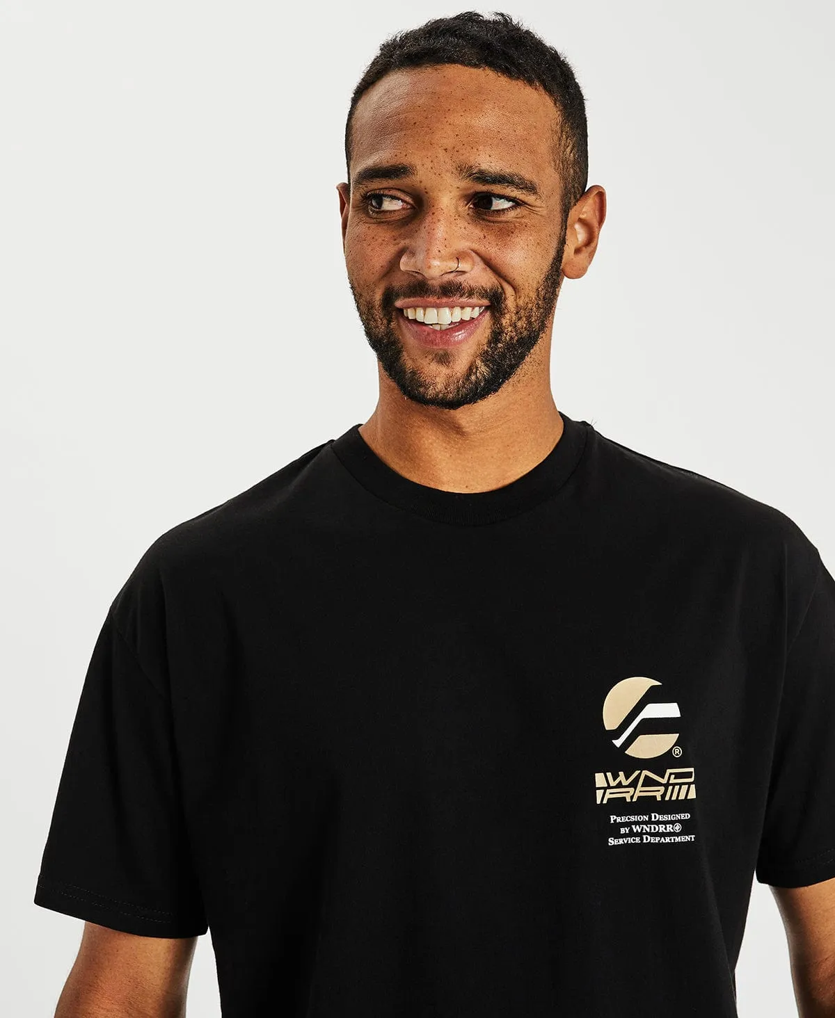 Credits Custom Fit T-Shirt Black sold by Neverland product image thumbnail 3