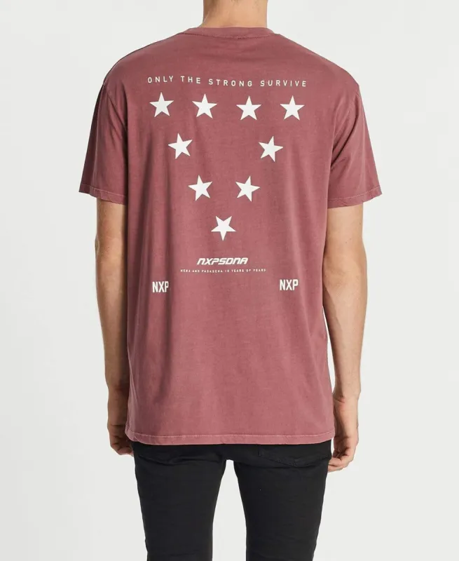 Survivor Relaxed T-Shirt Pigment Rose sold by Neverland