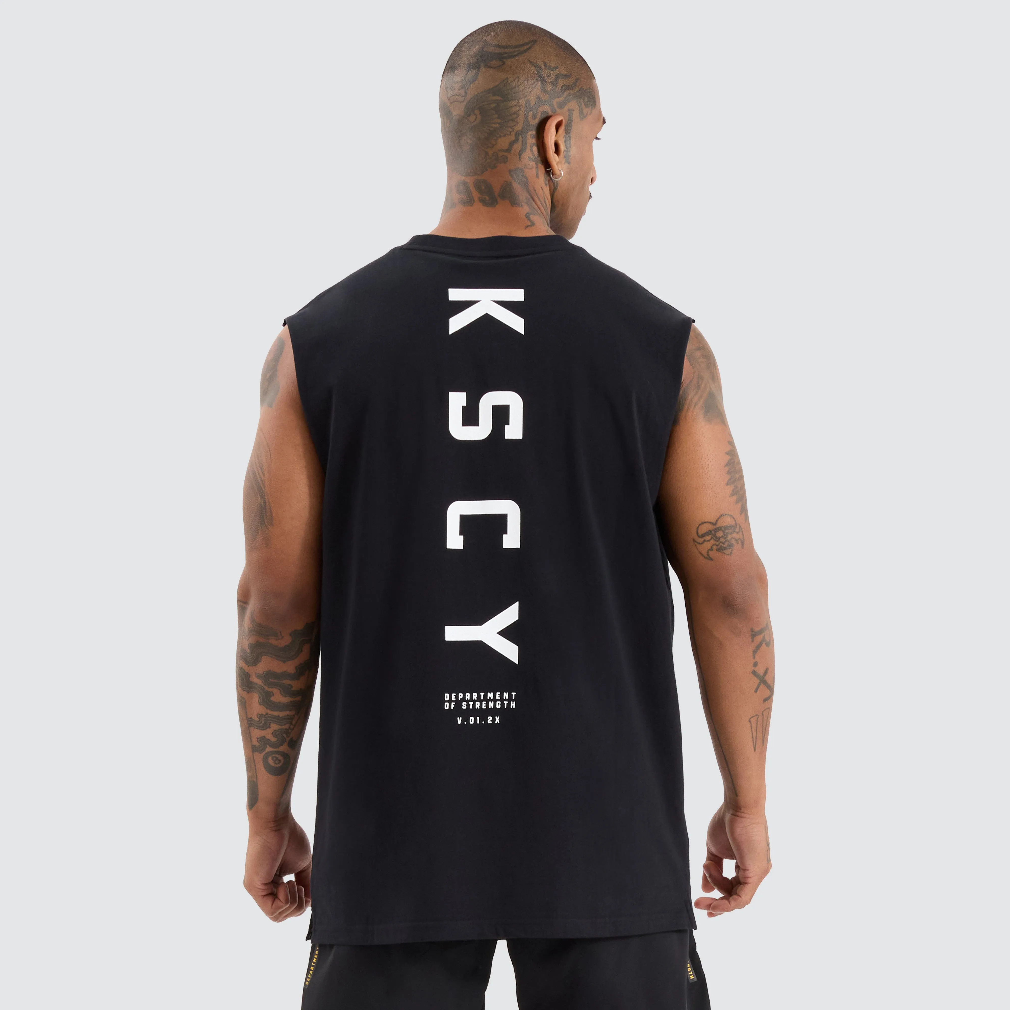 Vigor Split Hem Muscle Jet Black sold by Neverland product image thumbnail 4