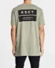 Independent Step Hem T-Shirt Pigment Khaki sold by Neverland