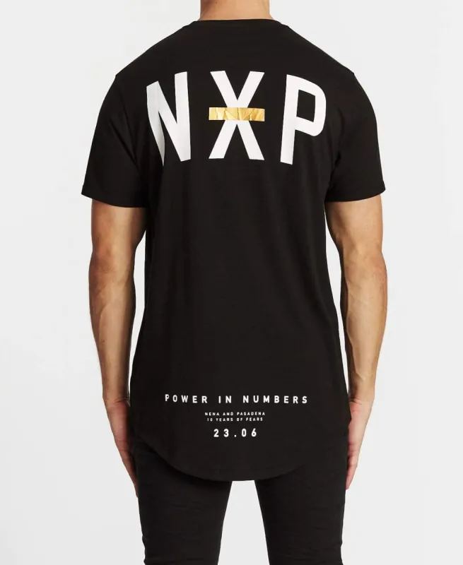 Defence Cape Back T-Shirt Jet Black sold by Neverland