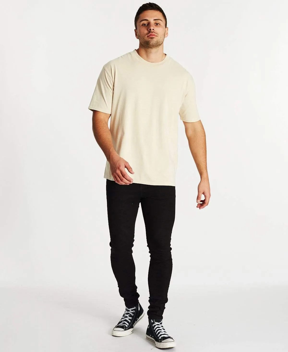 Freedom Box Fit T-Shirt Pigment Oatmeal sold by Neverland product image thumbnail 4