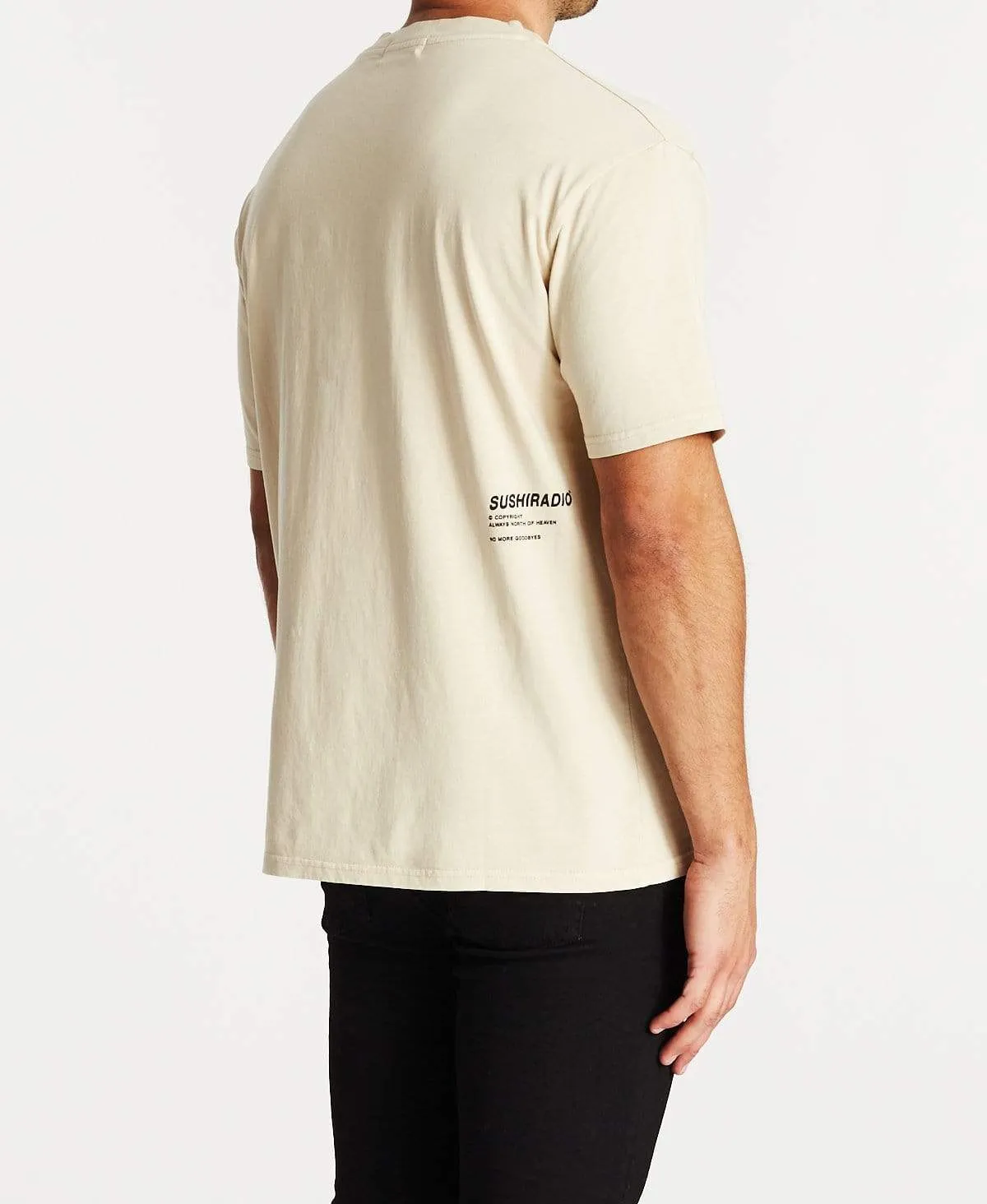 Freedom Box Fit T-Shirt Pigment Oatmeal sold by Neverland product image thumbnail 5