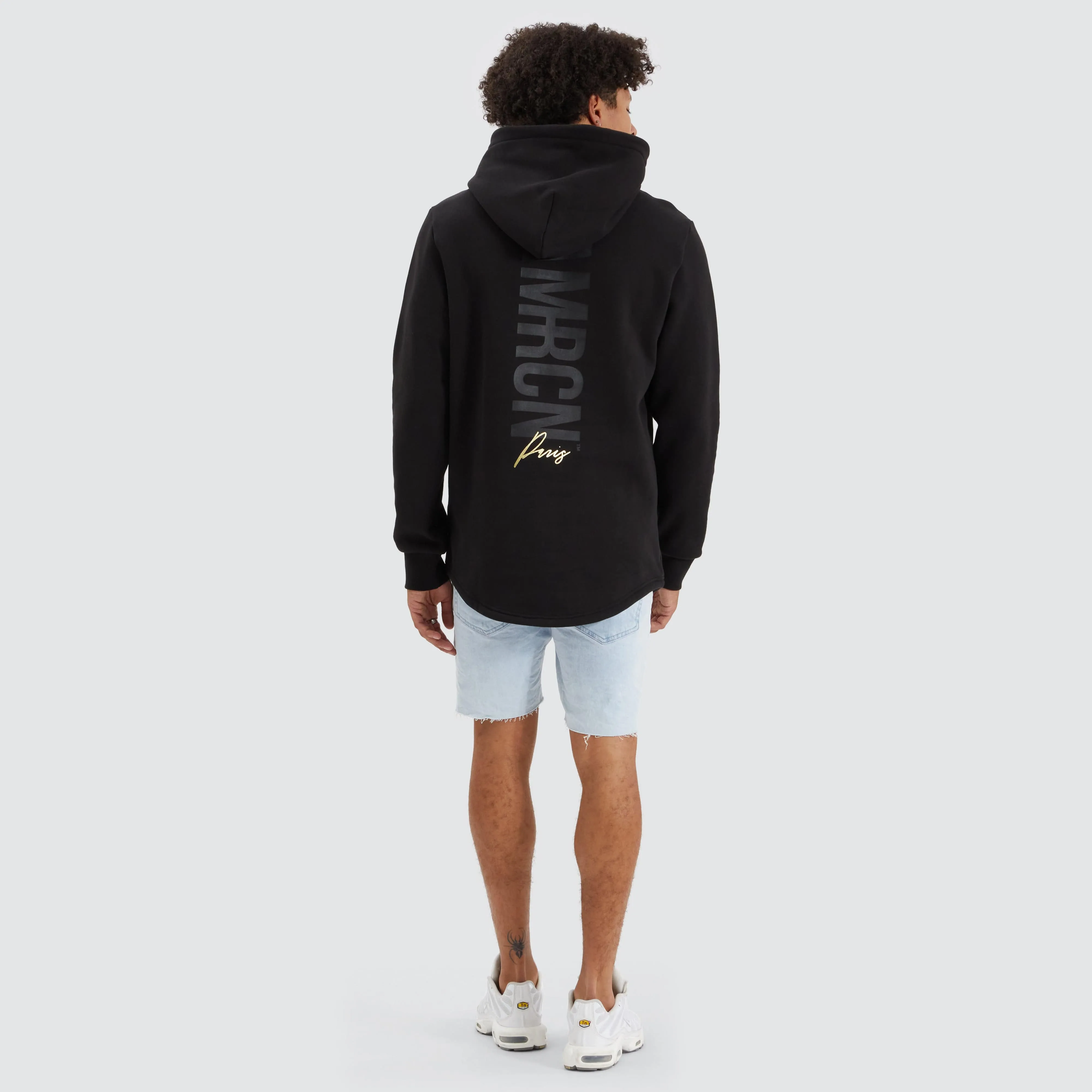 Cromer Heavy Hooded Dual Curved Jumper Jet black sold by Neverland product image thumbnail 5