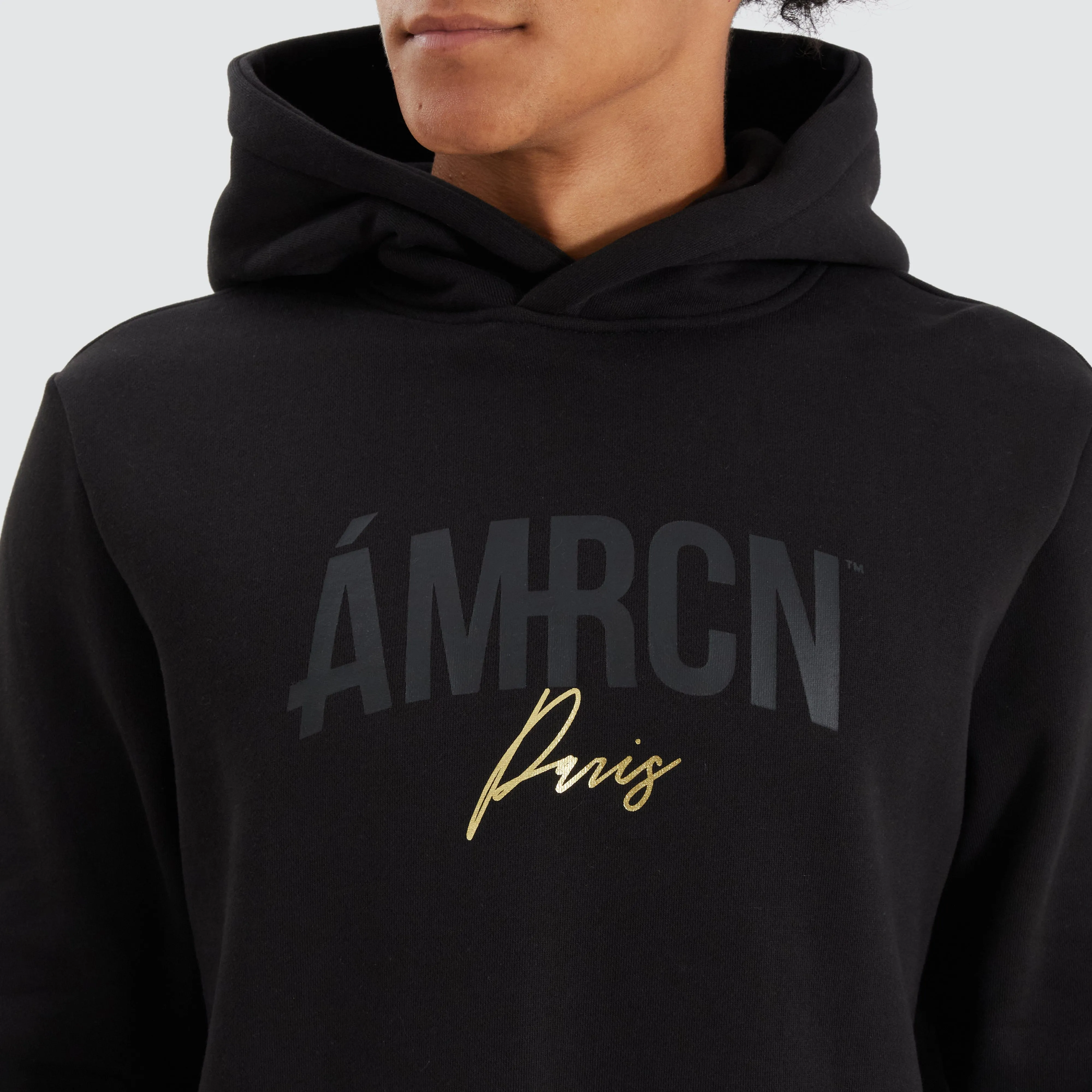 Cromer Heavy Hooded Dual Curved Jumper Jet black sold by Neverland product image thumbnail 3