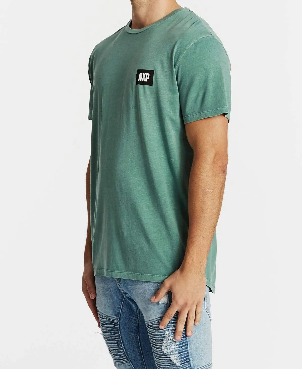 Final Hours Scoop Back T-Shirt Pigment Teal sold by Neverland product image thumbnail 3