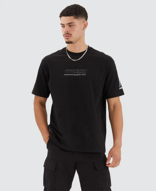 Espirito Heavy Box Fit T-Shirt Jet Black sold by Neverland