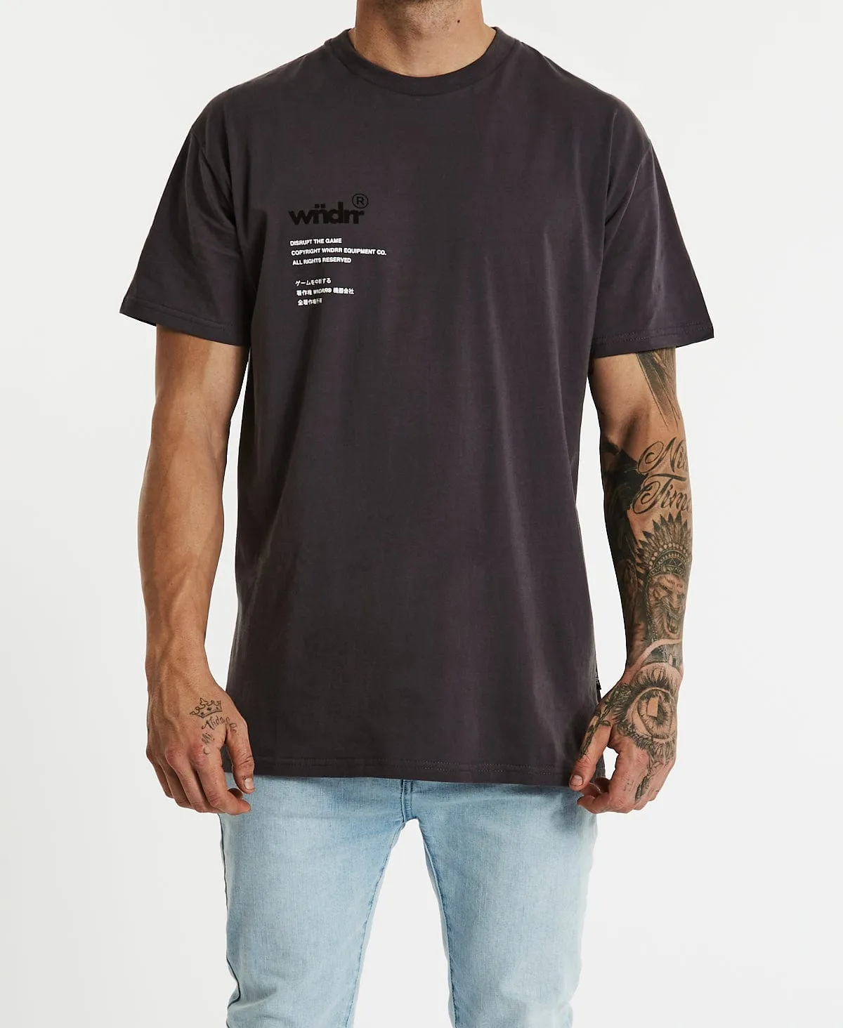 Transcript Custom Fit T-Shirt Charcoal sold by Neverland product image thumbnail 3