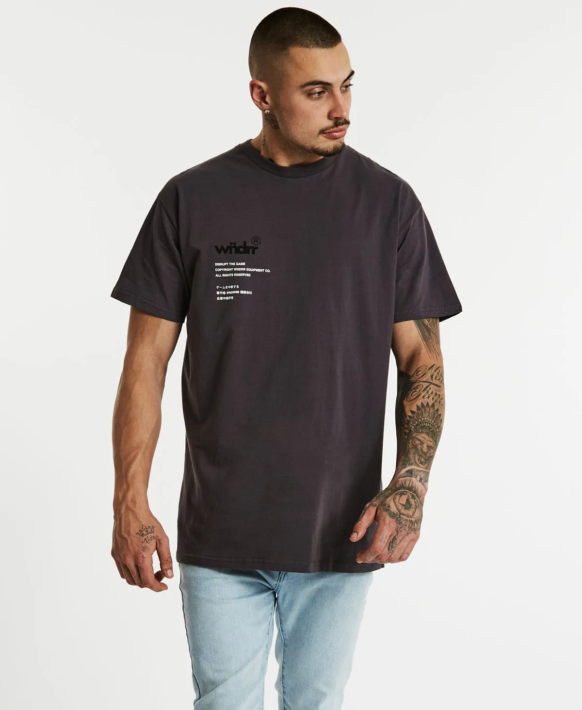 Transcript Custom Fit T-Shirt Charcoal sold by Neverland product image thumbnail 2