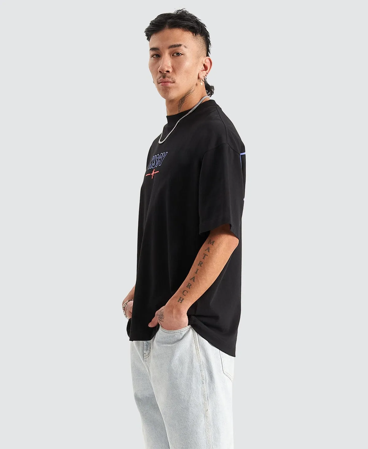 Limits Heavy Street T-Shirt Jet Black sold by Neverland product image thumbnail 4