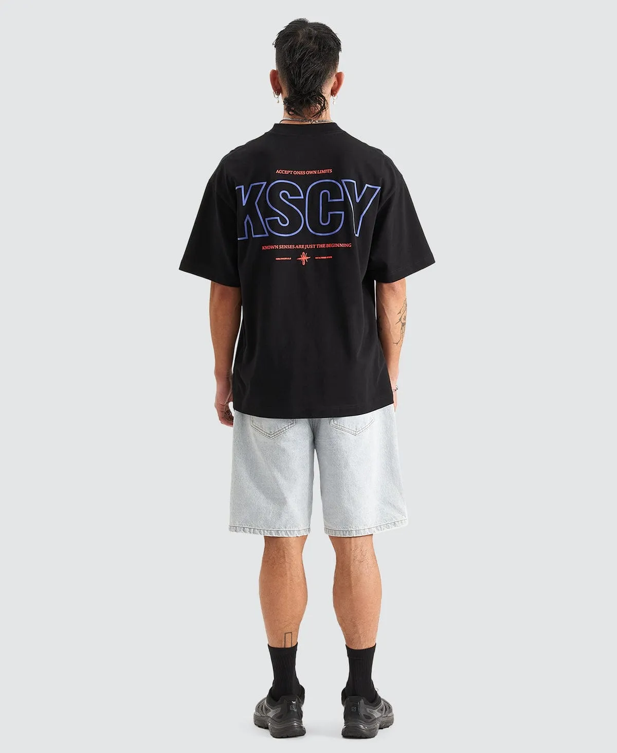 Limits Heavy Street T-Shirt Jet Black sold by Neverland product image thumbnail 5