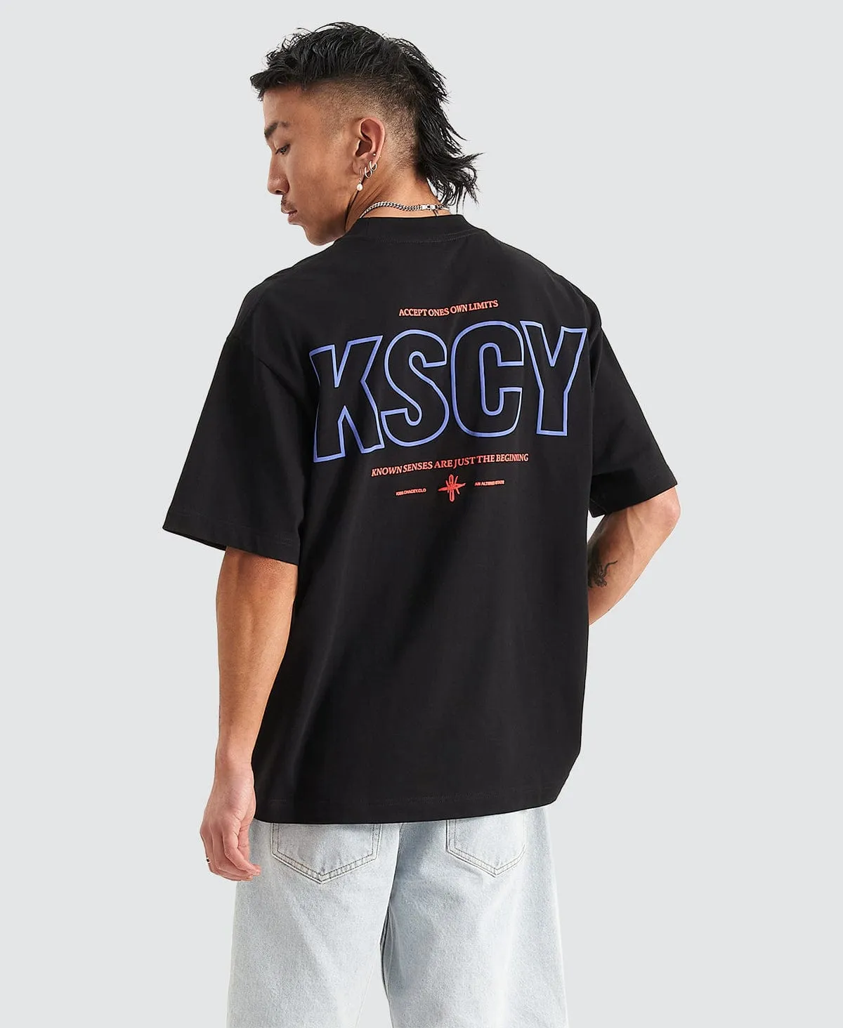 Limits Heavy Street T-Shirt Jet Black sold by Neverland product image thumbnail 2