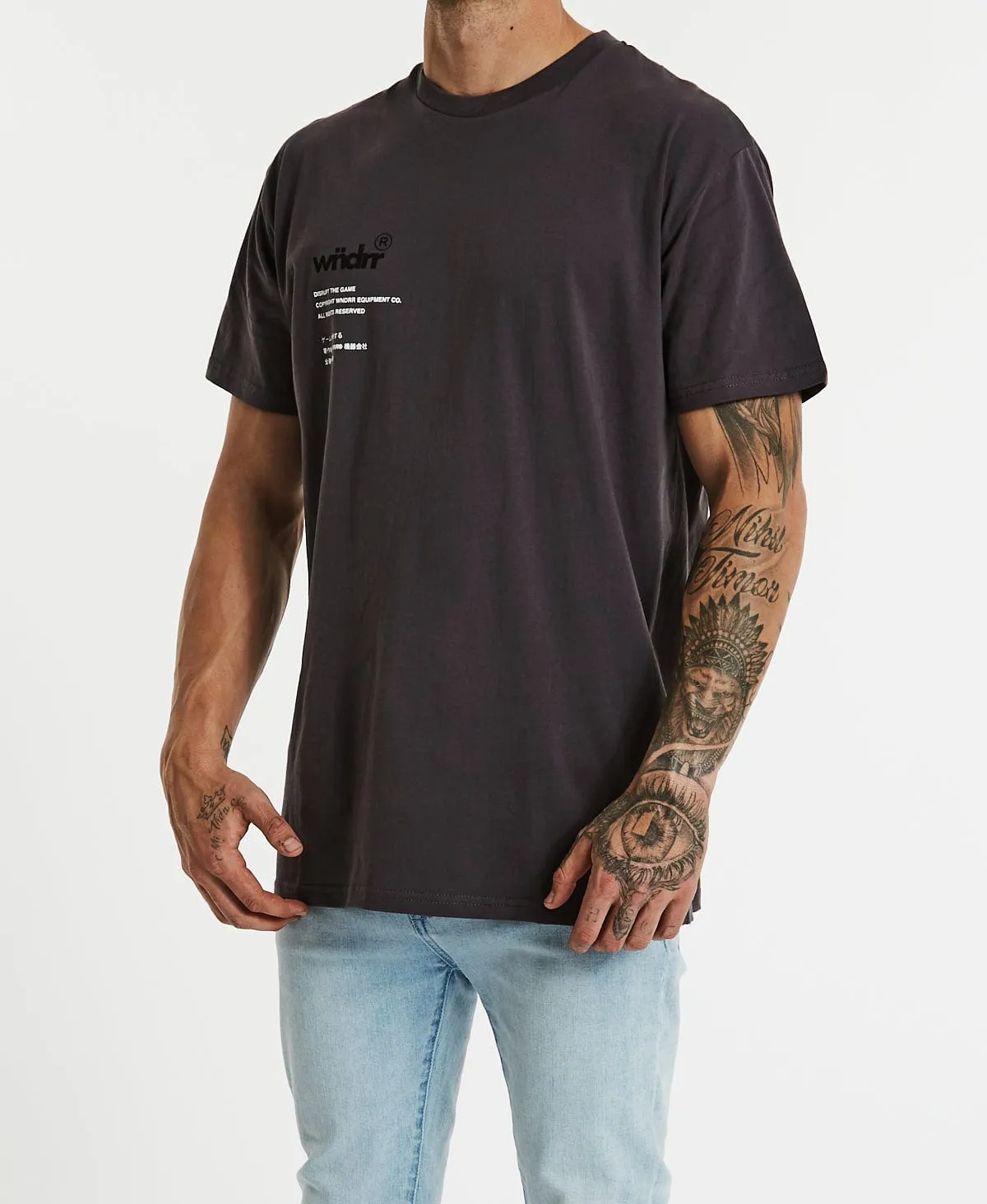 Transcript Custom Fit T-Shirt Charcoal sold by Neverland product image thumbnail 4