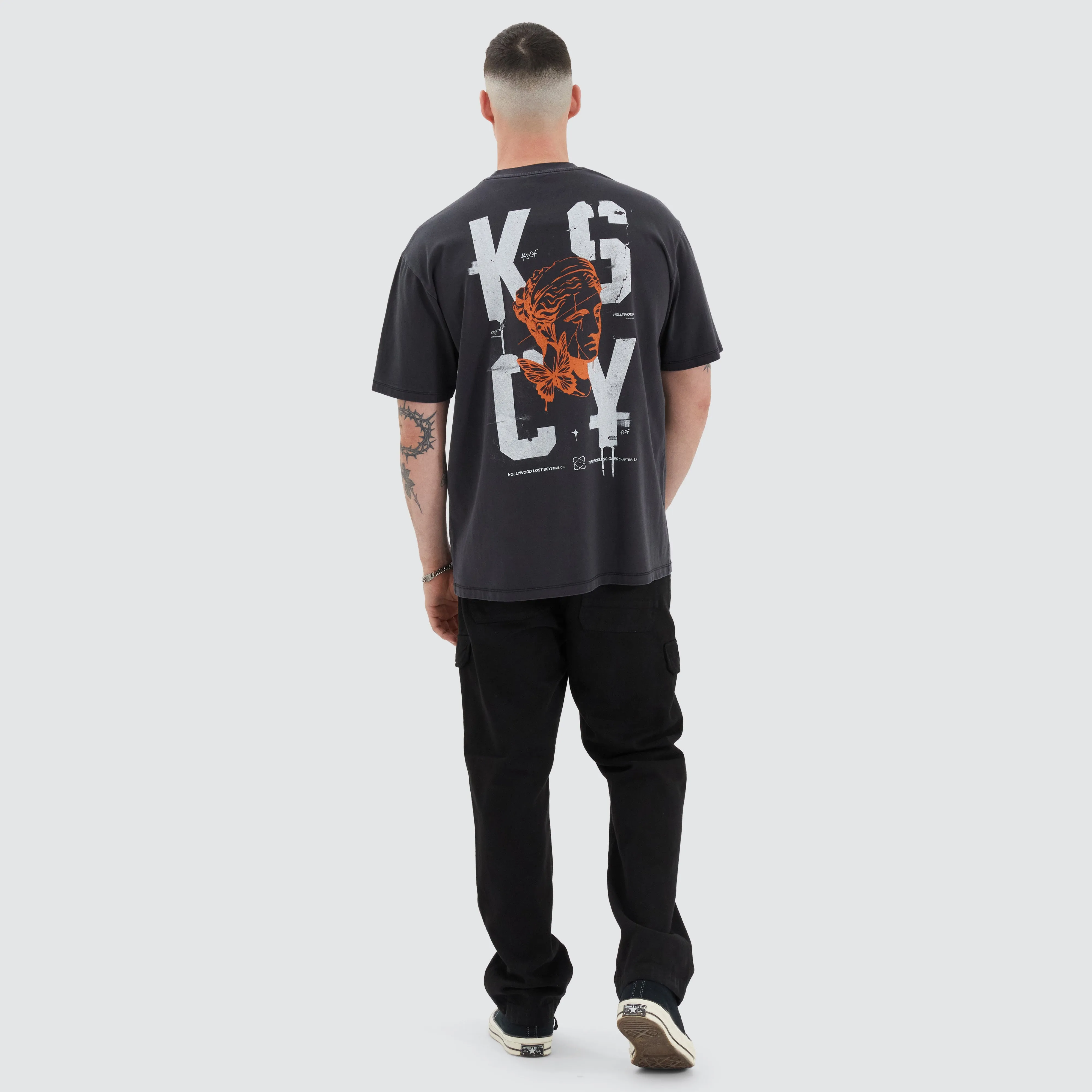 Untamed Box Fit Tee Pigment Black sold by Neverland product image thumbnail 4