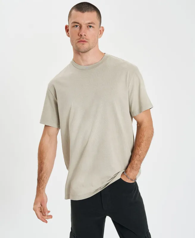 Lincoln Relaxed T-Shirt Pigment Sepia sold by Neverland