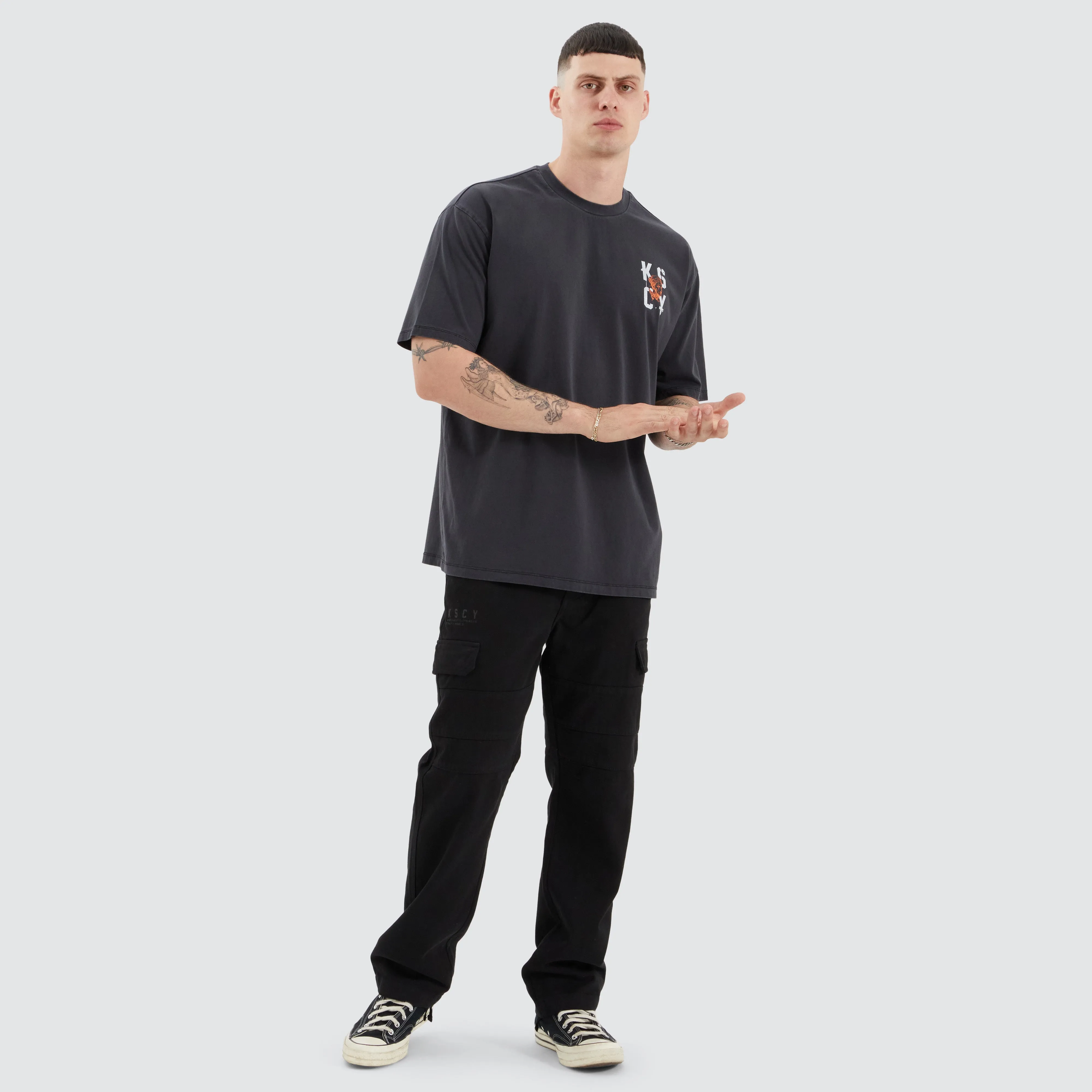 Untamed Box Fit Tee Pigment Black sold by Neverland product image thumbnail 5