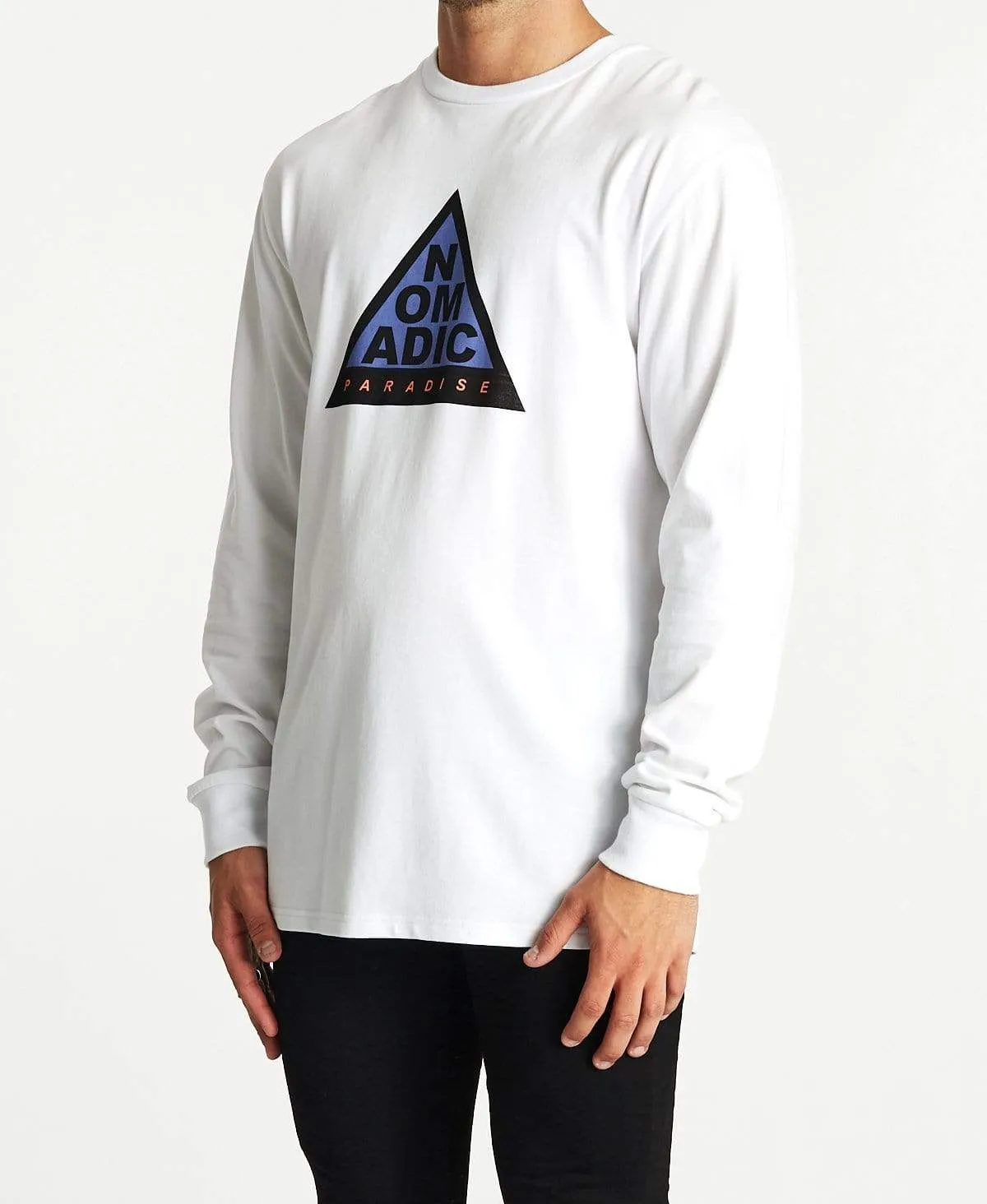 Indistinct Relaxed Long Sleeve T-Shirt White sold by Neverland product image thumbnail 3