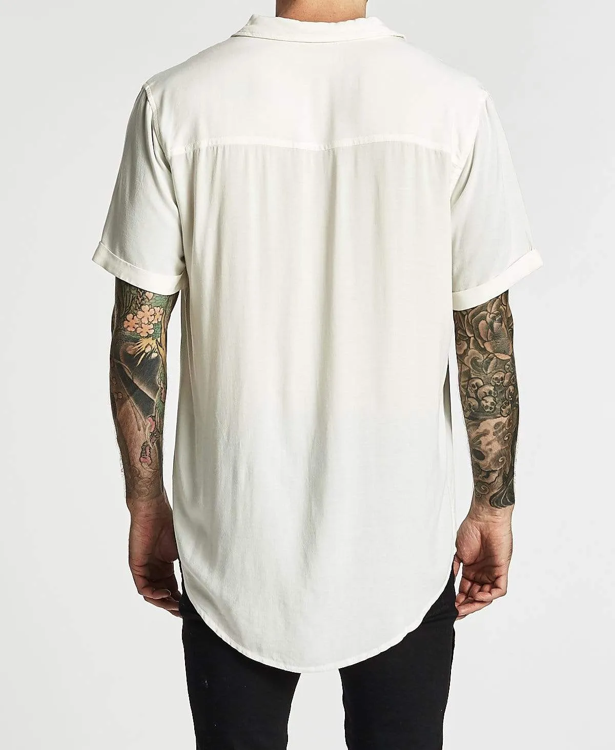 Drift Standard Short Sleeve Shirt White sold by Neverland product image thumbnail 2
