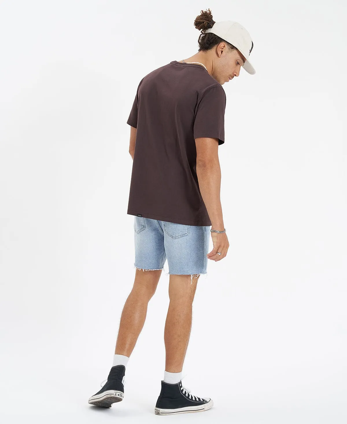 Laid Back Merch Fit T-Shirt Brown sold by Neverland product image thumbnail 5