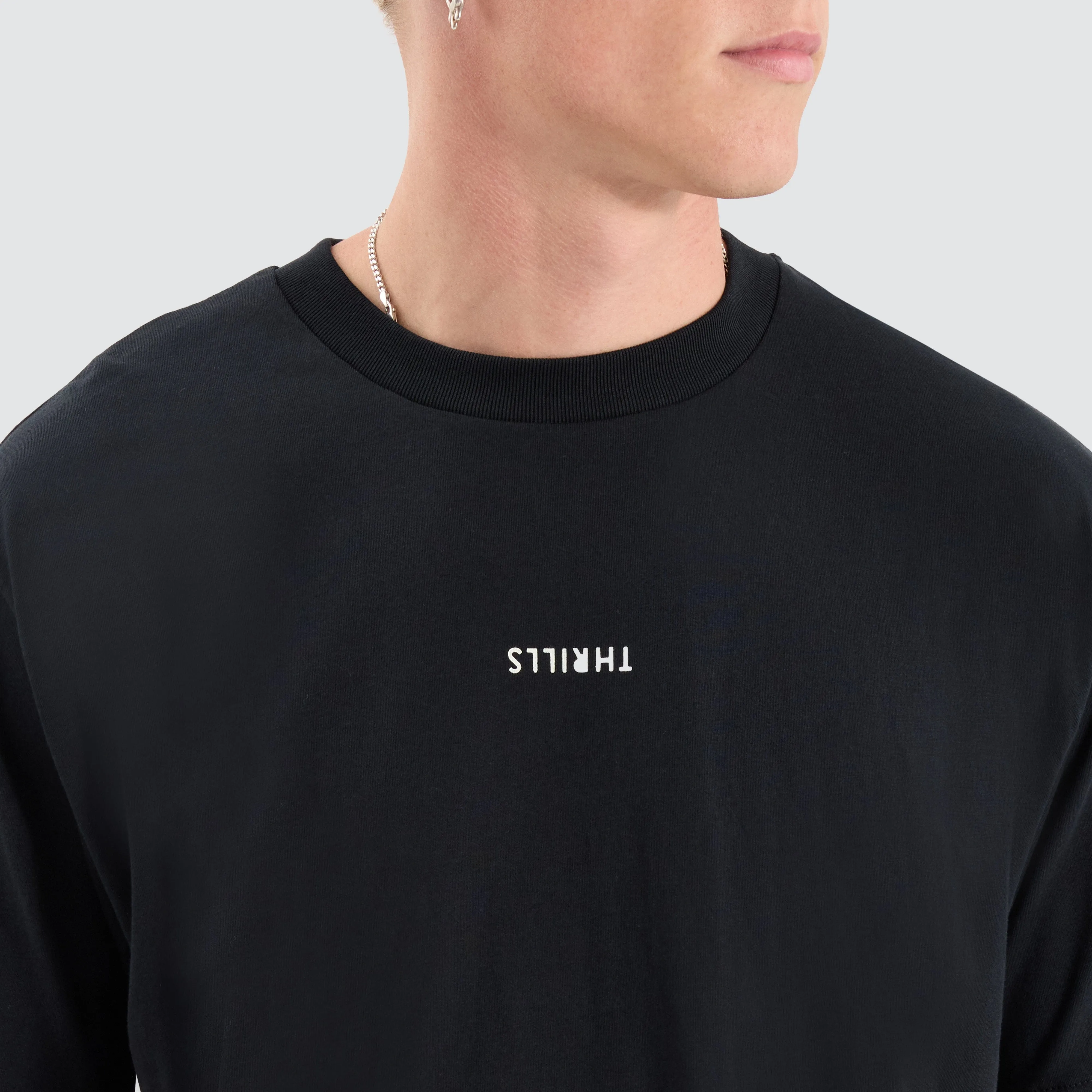 Minimal Thrills Merch Fit Tee Black sold by Neverland product image thumbnail 2