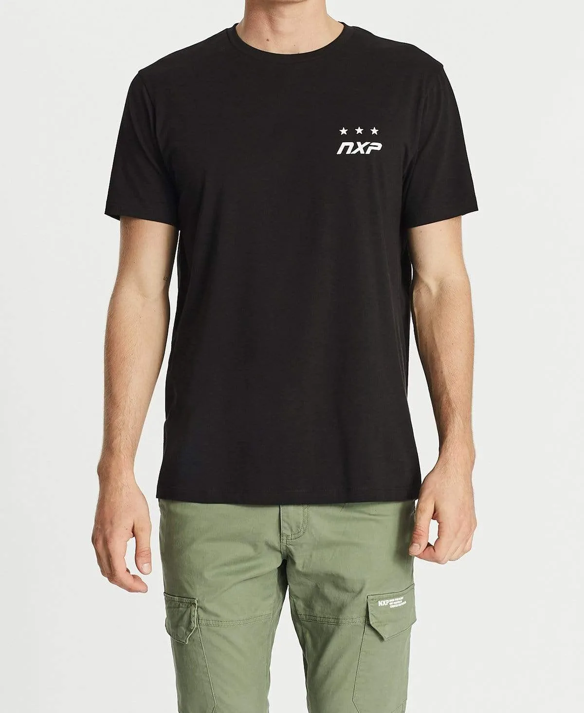 Time Cape Back T-Shirt Jet Black sold by Neverland product image thumbnail 2